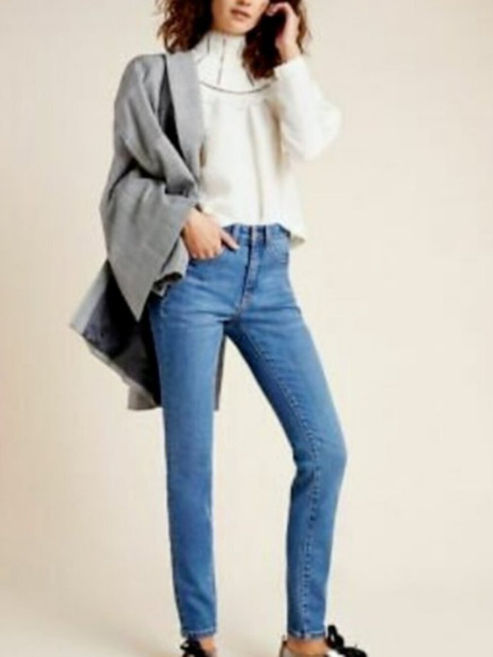 Anthropologie  Pilcro High-Rise Denim Leggings
